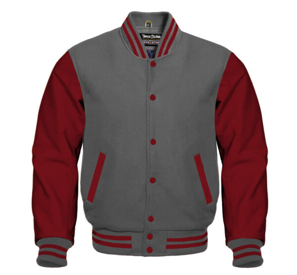 Varsity Jacket (Multi Maroon) - Image 17