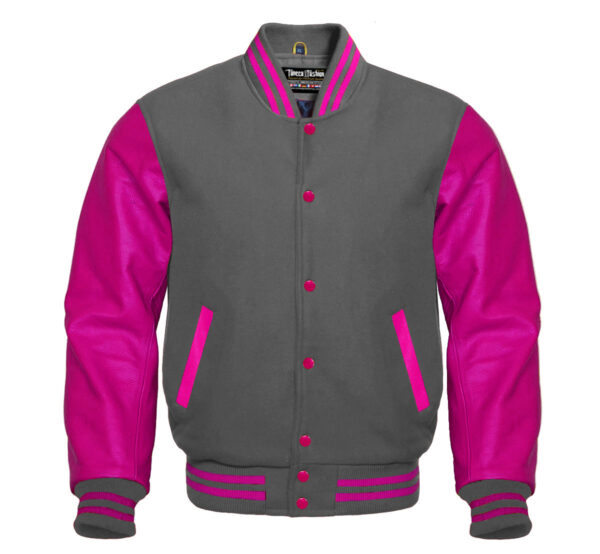 Varsity Jacket (Multy Hot Pink) - Image 15