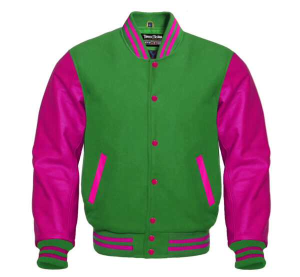 Varsity Jacket (Multy Hot Pink) - Image 11