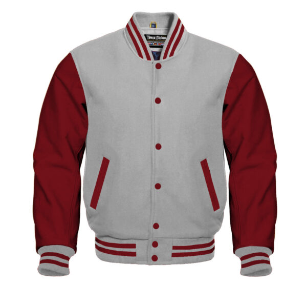 Varsity Jacket (Multi Maroon) - Image 13