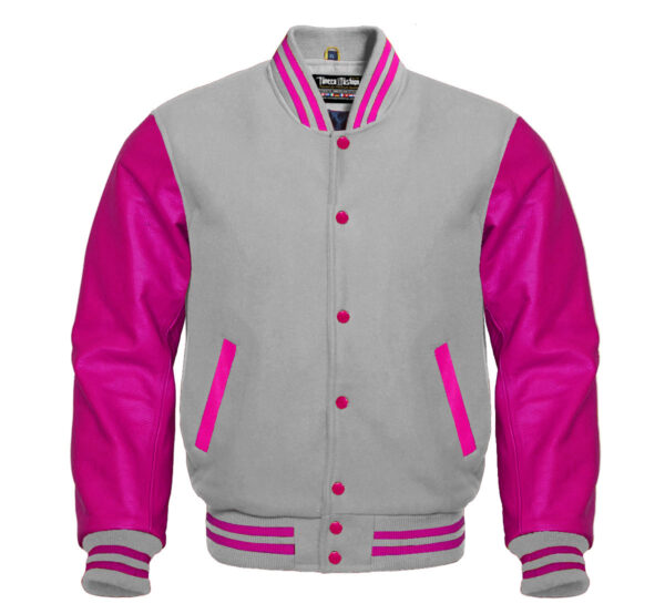 Varsity Jacket (Multy Hot Pink) - Image 9