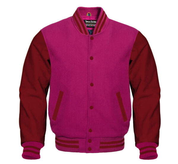 Varsity Jacket (Multi Maroon) - Image 11
