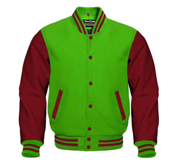 Varsity Jacket (Multi Maroon) - Image 9