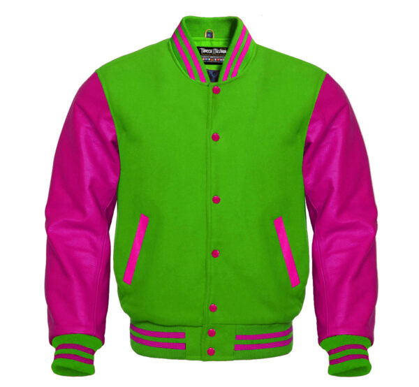 Varsity Jacket (Multy Hot Pink) - Image 5