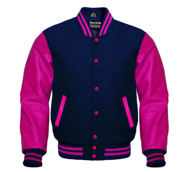 Varsity Jacket (Multy Hot Pink)