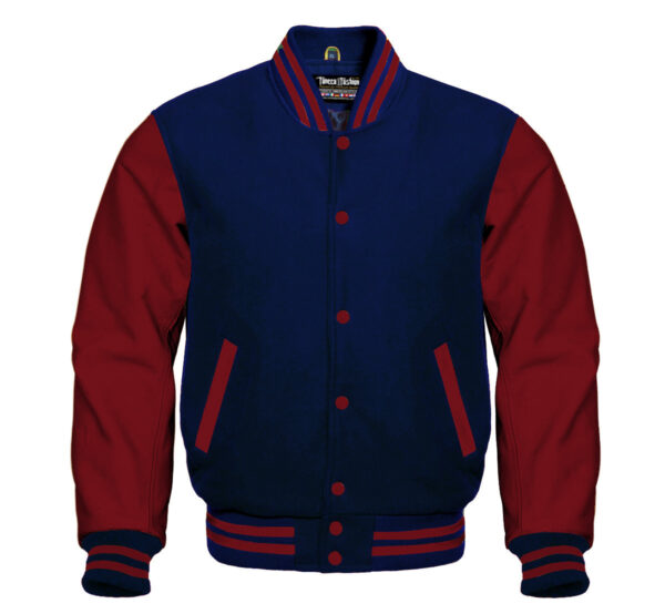 Varsity Jacket (Multi Maroon) - Image 5
