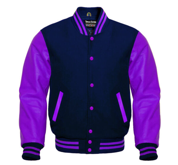 Varsity Jacket (Multi Purple) - Image 3