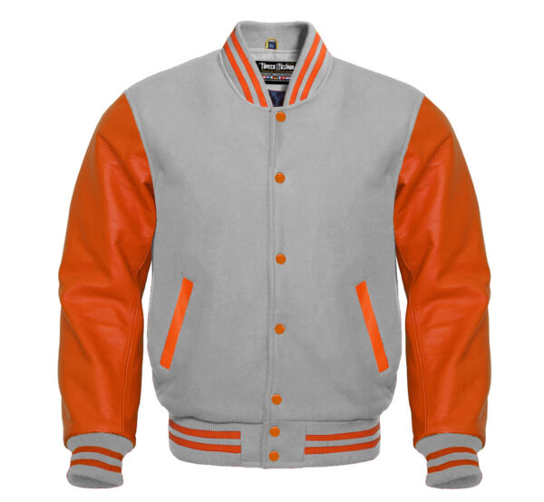 Varsity Jacket (Multi Orange)