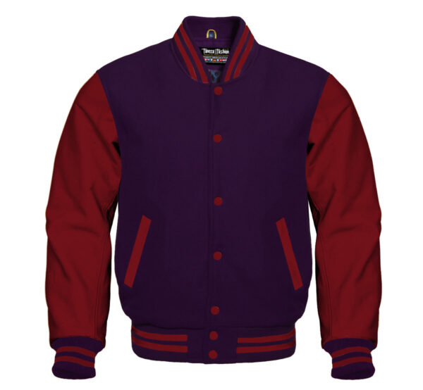 Varsity Jacket (Multi Maroon) - Image 34