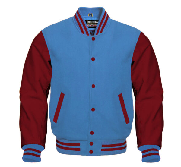 Varsity Jacket (Multi Maroon)